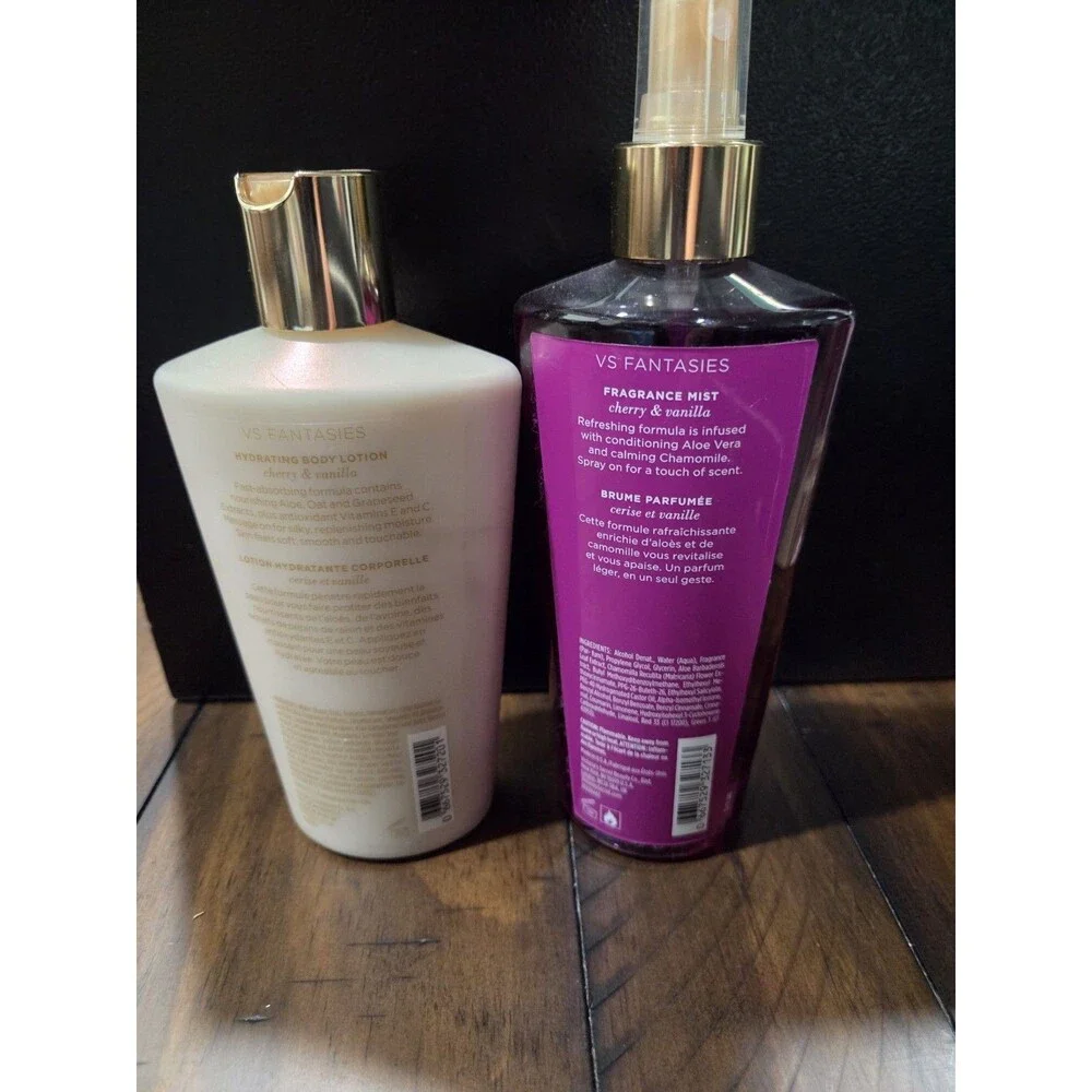 Victoria’s Secret Passionate Kisses Cherry & Vanilla Fragrance Mist & Lotion Set